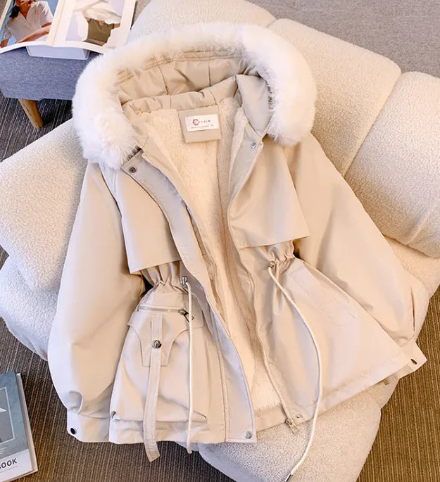 Cozy Korean-Style Plus Size Winter Coat